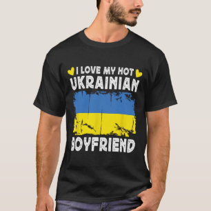 Ich liebe meinen heißen ukrainischen Freund, Paar  T-Shirt