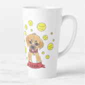 Ich Liebe meinen Hund | Cartoon Golden Shepherd La Milchtasse (Rechts)