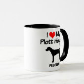 Ich Liebe meinen Hund im Plott Tasse (VorderseiteRechts)
