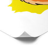 Ich Liebe meinen Hund Poster (Ecke)