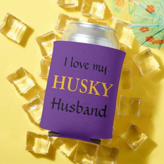 Ich liebe meinen Husky Ehemann Dosenkühler (In Situ Sommer)