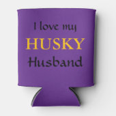 Ich liebe meinen Husky Ehemann Dosenkühler (Vorderseite)