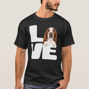 Ich Liebe meinen irischen Red and White Setter Hun T-Shirt