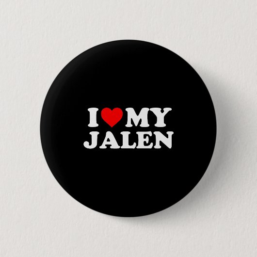 Ich liebe meinen Jalen Button (Vorderseite)