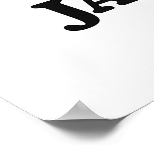 Ich Liebe meinen Jaxon Poster (Ecke)