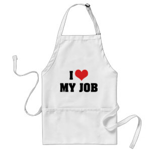 Ich liebe meinen Job von Herzen Schürze