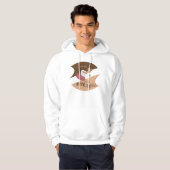 Ich liebe meinen Kaffee Retro Java Hoodie (Vorne ganz)