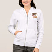 Ich liebe meinen Kaffee Retro Java Hoodie (Vorderseite)