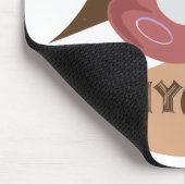 Ich liebe meinen Kaffee Retro Java Mousepad (Ecke)