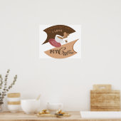 Ich liebe meinen Kaffee Retro Java Poster (Küche)
