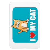 Ich Liebe meinen Katzenmagnet Magnet (Vertikal)