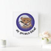 Ich liebe meinen kleinen Hamster Uhr (Zuhause)