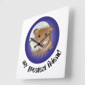 Ich liebe meinen kleinen Hamster Uhr (Winkel)