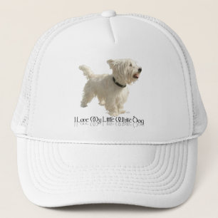 Ich liebe meinen kleinen weißen Hund - Westie Truckerkappe