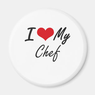 Ich Liebe meinen Koch Magnet