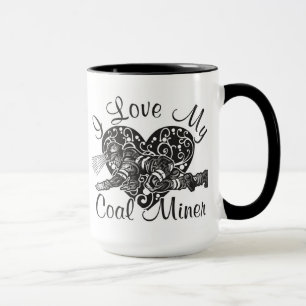 ich liebe meinen Kohlebergmann Tasse