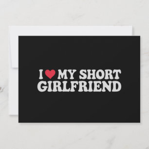 Ich Liebe meinen Kurzen GF Girl Boy Couple Valenti Feiertagskarte