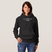Ich Liebe meinen Labrador. Hoodie (Vorne ganz)