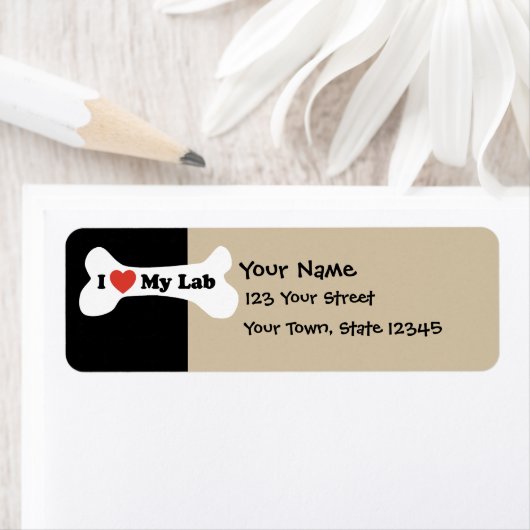 Ich Liebe meinen Labrador - Hundebone (Insitu)