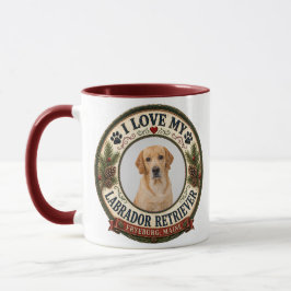 Ich liebe meinen Labrador Retriever personalisiert Tasse