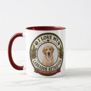 Ich liebe meinen Labrador Retriever personalisiert Tasse