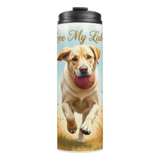 Ich liebe meinen Labrador Thermal Tumbler Thermosbecher
