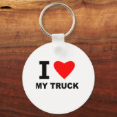 Ich Liebe meinen LKW Schlüsselanhänger (Vorderseite)