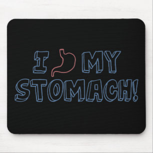 Ich Liebe meinen Magen Mousepad