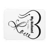 Ich liebe meinen Mann • Immer und ewig Magnet (Horizontal)