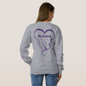 Ich liebe meinen Mann • Immer und ewig Sweatshirt (Schwarz voll)