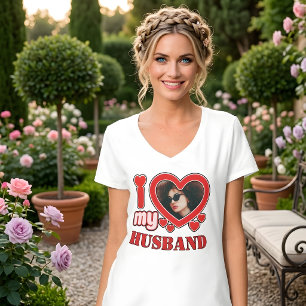 Ich liebe meinen Mann Personalisiert T-Shirt