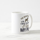 Ich Liebe meinen Mops Kaffeetasse (VorderseiteRechts)