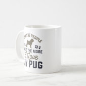Ich Liebe meinen Mops Kaffeetasse (Vorderseite Links)