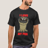 Ich Liebe meinen Mops T-Shirt (Vorderseite)