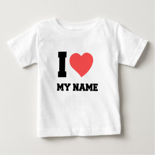ICH LIEBE MEINEN NAMEN BABY T-SHIRT