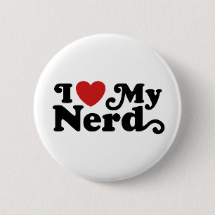 Ich Liebe meinen Nerd Button