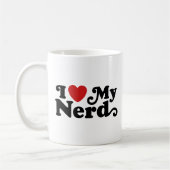 Ich Liebe meinen Nerd Kaffeetasse (Links)