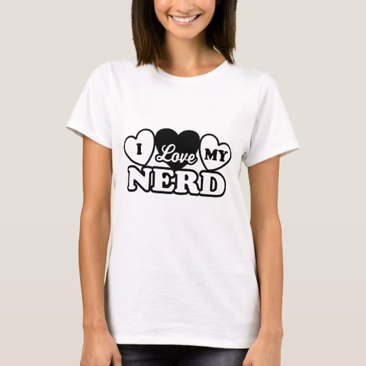 Ich Liebe meinen Nerd T-Shirt (Vorderseite)