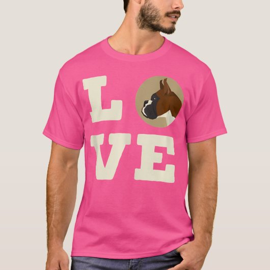 Ich Liebe meinen Niedlichen Hund Lover T-Shirt (Vorderseite)