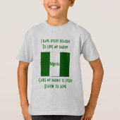 Ich Liebe meinen nigerianischen Vater T-Shirt (Vorderseite)