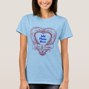Ich Liebe meinen Opa! Foto Red Hearts T-Shirt