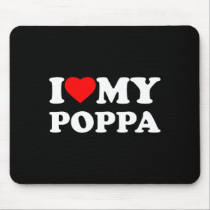 Ich liebe meinen Opa Herz Familie Großvater Langar Mousepad