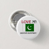 Ich Liebe meinen pakistanischen Freund Button (Vorne & Hinten)