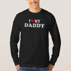 Ich Liebe meinen Papa Opa mit rotem Herzen für Kin T-Shirt