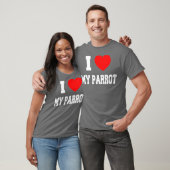 Ich Liebe meinen Papagei T-Shirt (Unisex)