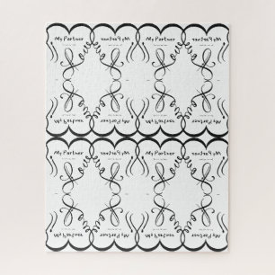 Ich liebe meinen Partner • Du bist mein Zuhause Puzzle