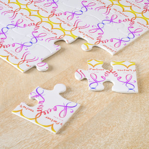 Ich liebe meinen Partner • Du bist mein Zuhause Puzzle