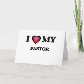Ich Liebe meinen Pastor Karte