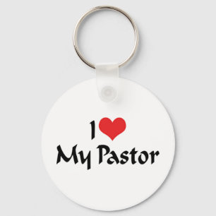 Ich liebe meinen Pastor Schlüsselanhänger
