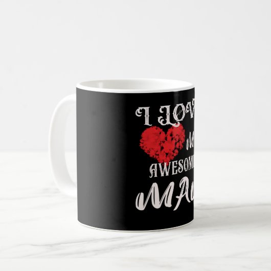 Ich Liebe meinen Phantastischen Mann Kaffeetasse (Vorderseite Links)